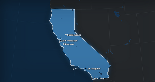 Silicon Valley, 1995 map
